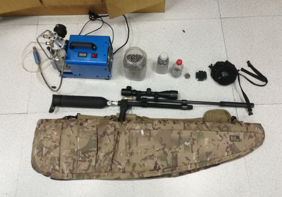 浙江一男子为打猎网购气枪 知法犯法终被拘留